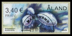 Åland AFA 592 Stemplet