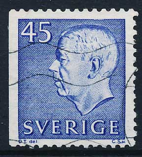 Sverige AFA 592Cv Stemplet