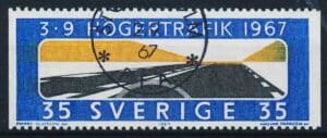 Sverige AFA 594A Stemplet