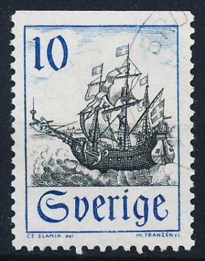 Sverige AFA 597Co Stemplet