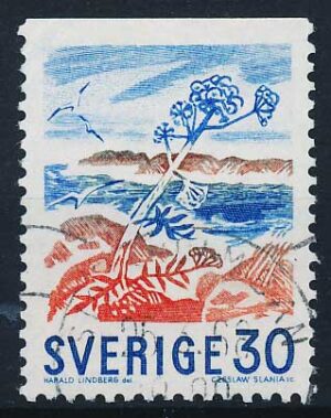 Sverige AFA 598Co Stemplet
