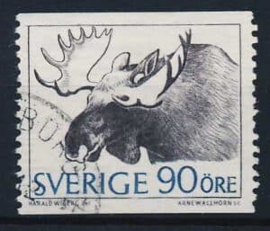 Sverige AFA 599 Stemplet