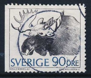 Sverige AFA 599Cv Stemplet
