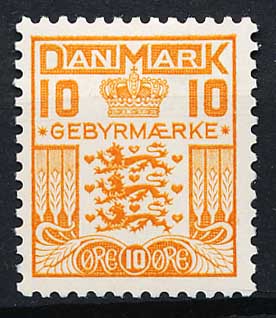 Danmark Gebyrmærker AFA 5a Postfrisk