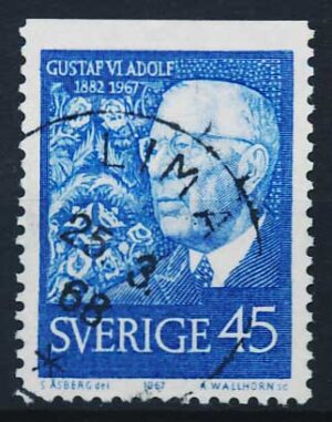 Sverige AFA 600Co Stemplet