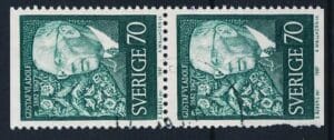 Sverige AFA 601Co+601Cn Stemplet