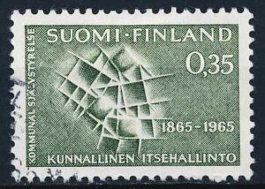 Finland AFA 603 Stemplet