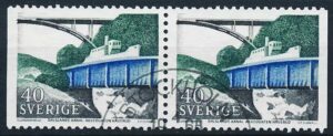 Sverige AFA 604Cv+604Ch Stemplet