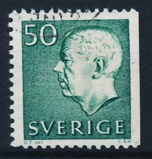 Sverige AFA 605Ch Stemplet