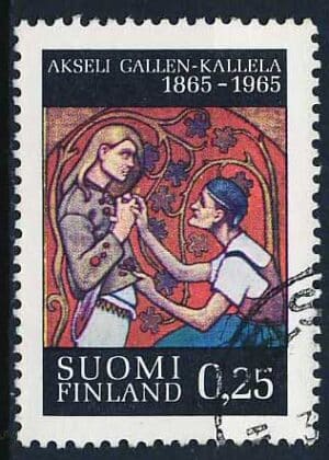 Finland AFA 606 Stemplet