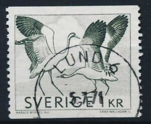 Sverige AFA 606 Stemplet