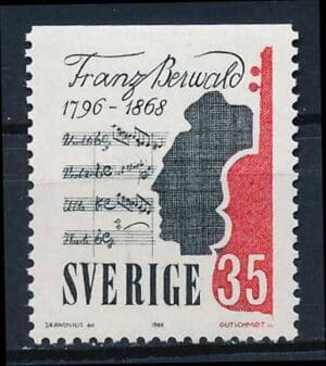 Sverige AFA 607Co Postfrisk