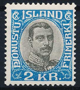 Island Tjenestemærke AFA 60 Ubrugt