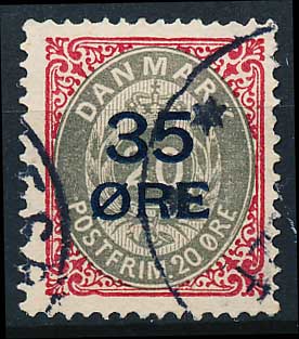 Danmark AFA 61 Stemplet
