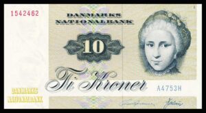 Danmark 10 Kroners 1975 Kvalitet 0 A4753H