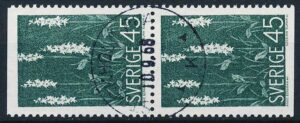 Sverige AFA 611Co+611Cn Stemplet