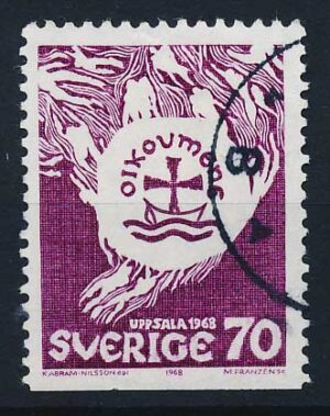 Sverige AFA 618Cn Stemplet