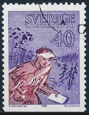 Sverige AFA 622Cn Stemplet