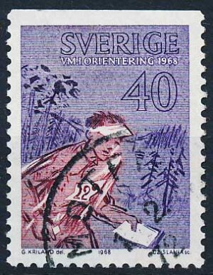 Sverige AFA 622Co Stemplet