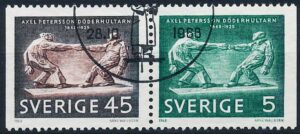 Sverige AFA 625Cv+624Ch Stemplet