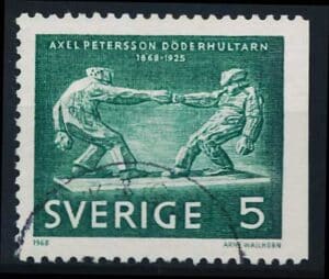 Sverige AFA 624Ch Stemplet