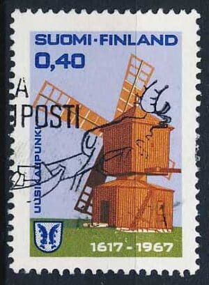 Finland AFA 628 Stemplet