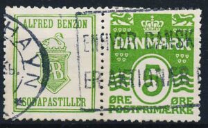 Danmark Reklamemærker 63 Stemplet