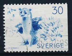 Sverige AFA 631Ch Stemplet