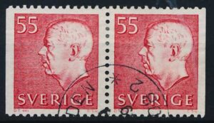 Sverige AFA 635Cv+635Ch Stemplet