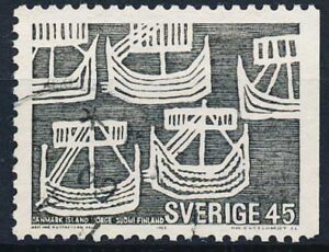 Sverige AFA 636Ch Stemplet