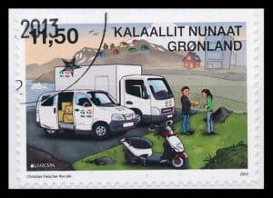 Grønland AFA 638E Stemplet