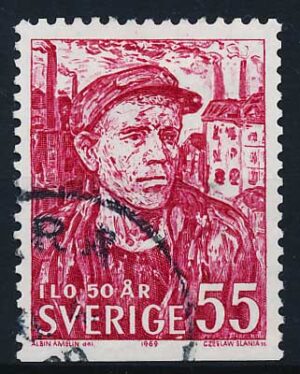 Sverige AFA 638Cn Stemplet