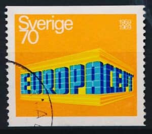 Sverige AFA 640 Stemplet