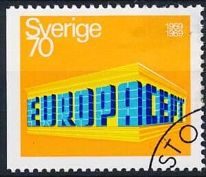 Sverige AFA 640Cv Stemplet