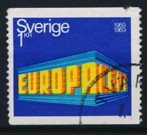 Sverige AFA 641 Stemplet