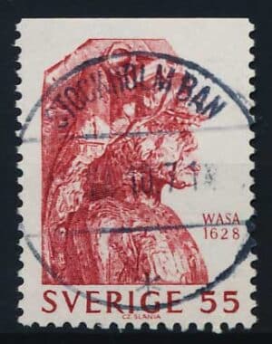 Sverige AFA 650Co Stemplet