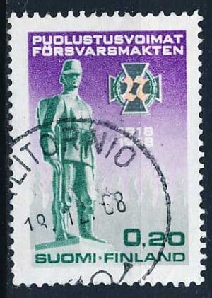 Finland AFA 652 Stemplet