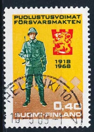 Finland AFA 654 Stemplet