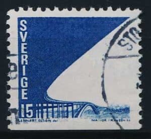Sverige AFA 656Cn Stemplet