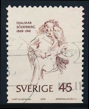 Sverige AFA 659Cn Stemplet