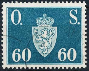 Norge Tjenestemærker AFA 066 Stemplet