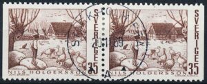 Sverige AFA 664Cv+664Ch Stemplet