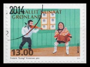 Grønland AFA 666E Stemplet