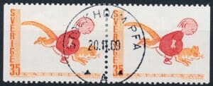 Sverige AFA 667Cv+667Ch Stemplet