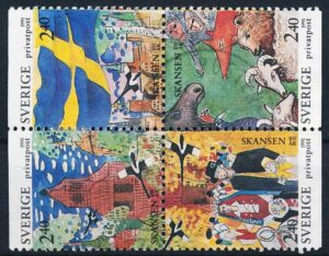 Sverige Rabatmærker AFA 67-70 4-Blok Stemplet