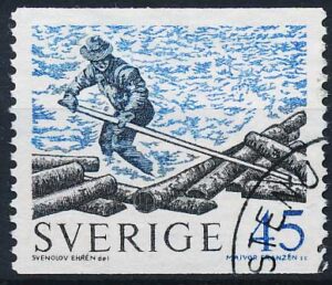 Sverige AFA 672 Stemplet