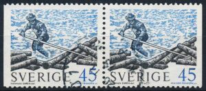 Sverige AFA 672Cv+672Ch Stemplet