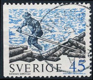 Sverige AFA 672Cv Stemplet