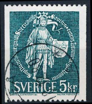 Sverige AFA 677uF Stemplet