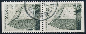 Sverige AFA 687Co+687Cn Stemplet